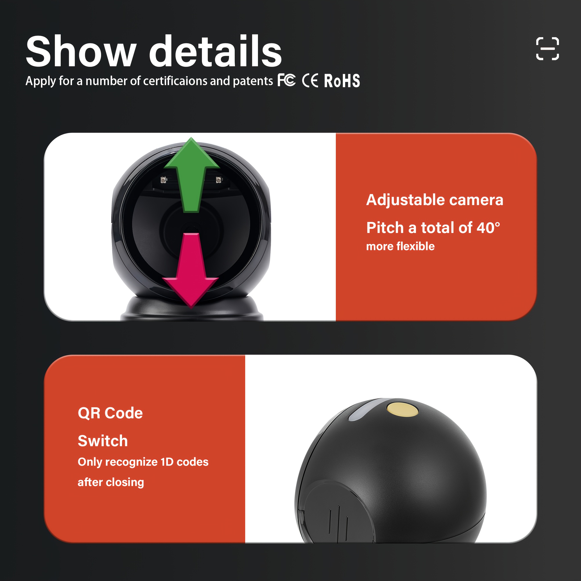 Omnidirectional Barcode Scanning Platform Device