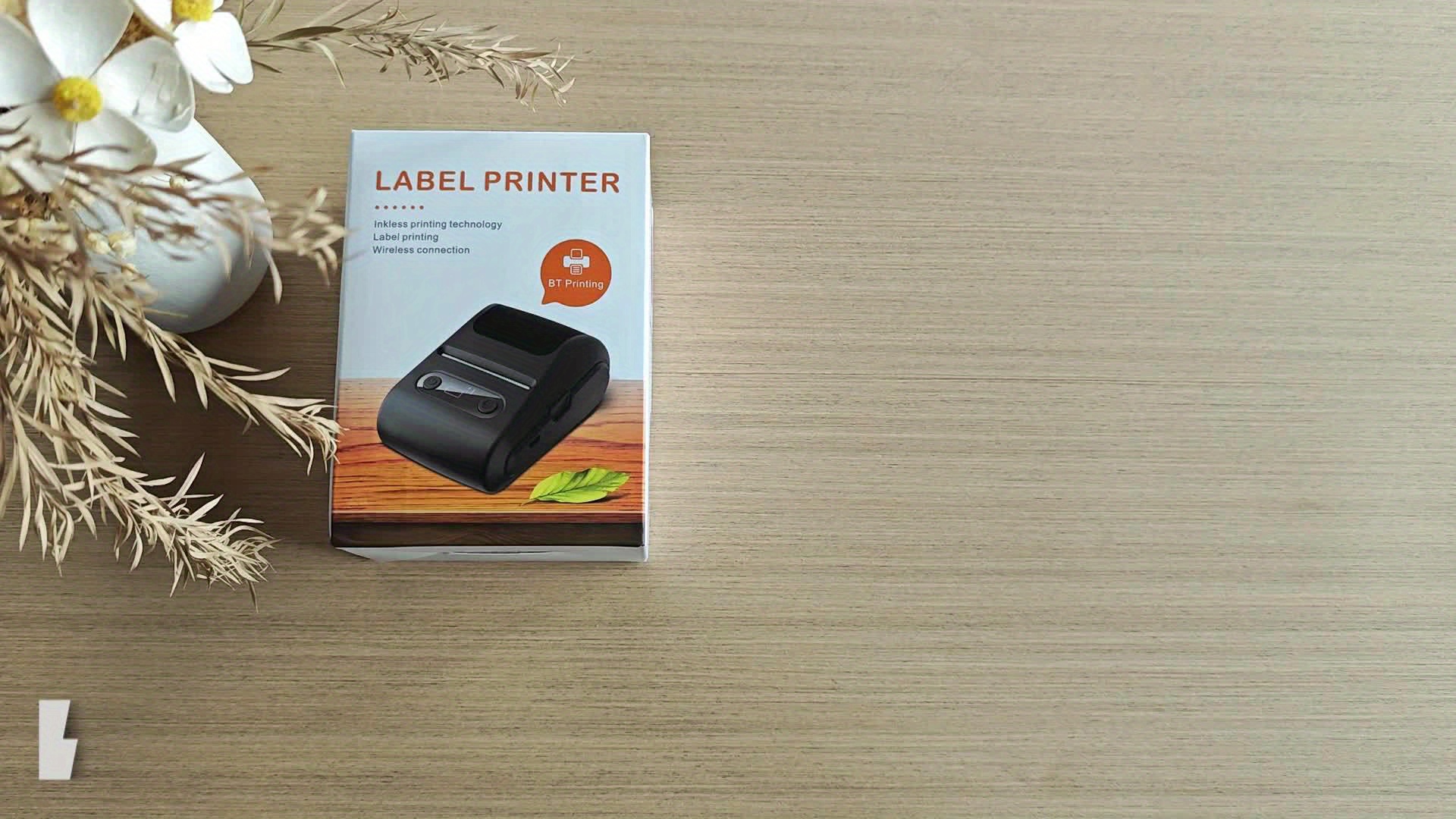 97083f13869180eee0df229e5f667bcb1d83d339.goods_.000001.jpeg HZTZ Portable Thermal Label Printer Compatible for iOS/Android Smartphones, & App-Controlled Mobile Printer with USB- Operation, Low-Voltage Thermal Printing & 1 Roll Label Paper for -the- Barcode/Invoices/Shipping Tags