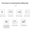 Multi-Por Ip65 Front Toughened Glass Panel Android Cash Register Concierge Service Point Sleek for Sdlpos