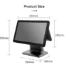 Multilingual  Full Hd Aluminum Base Smart Cash Register High End Showroom Ultra Thin