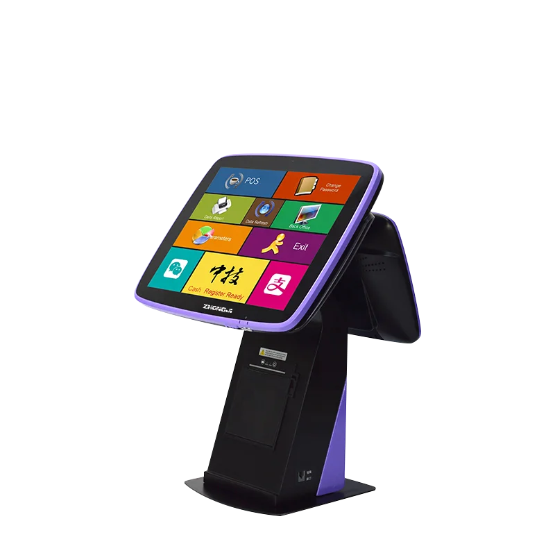 H2950a53ccbe54eebb43f456d9f018fc4K.webp Zhongji A4 Smart Pos Terminal Cash Register with Built in Printer for Restaurants Retail