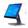 H4d0f3396a0574a898deddc7eaa23434f3.webp S18 Factory Direct Custom OEM 15.6+11.6 Inch Android/Windows Touch Screen POS Machine Stable POS System Cash Register POS