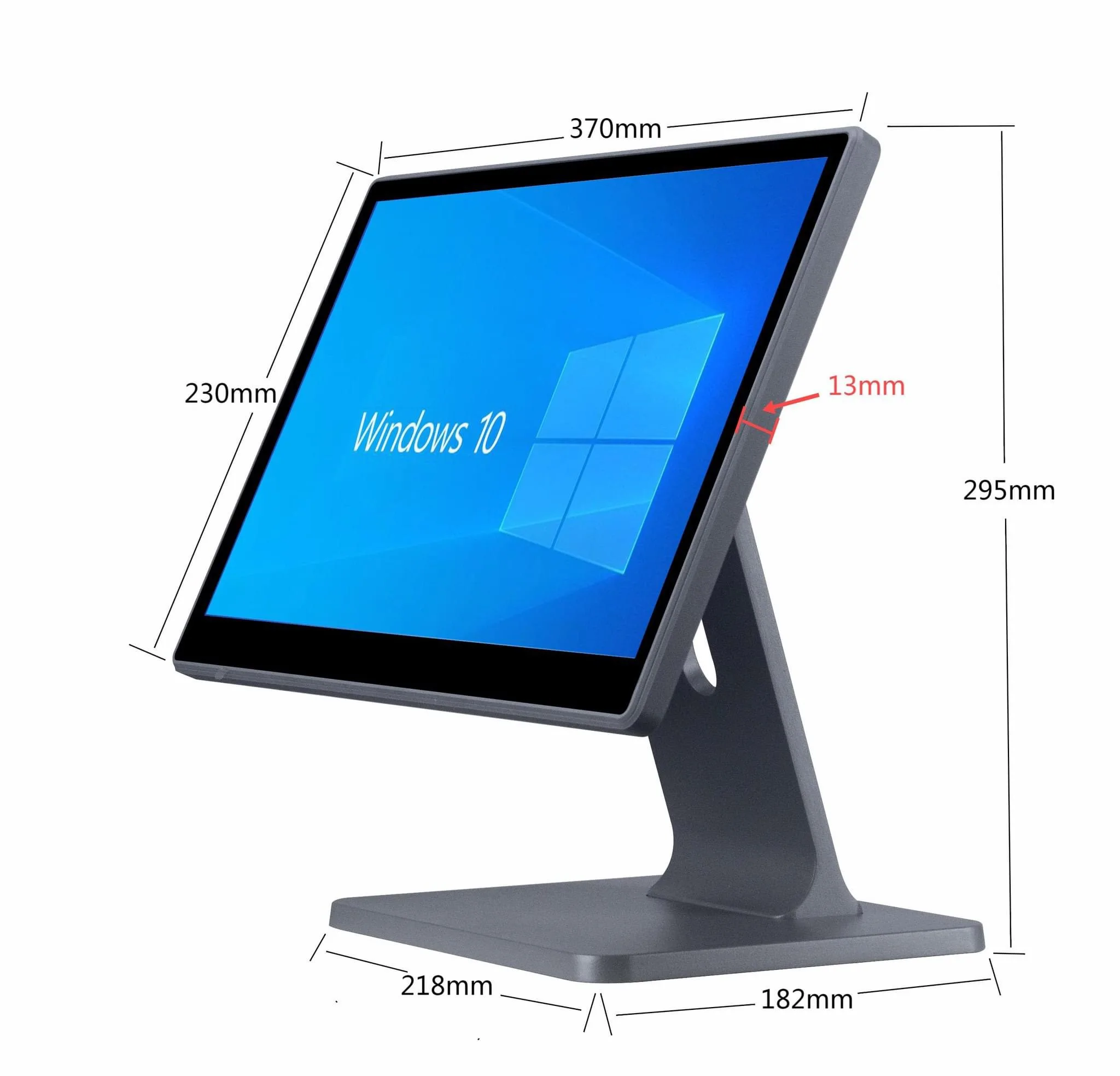 H4d0f3396a0574a898deddc7eaa23434f3.webp S18 Factory Direct Custom OEM 15.6+11.6 Inch Android/Windows Touch Screen POS Machine Stable POS System Cash Register POS