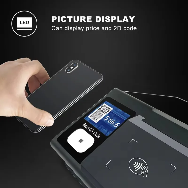 H55246a3abe83439aad790f3313fe0445X.webp NB11' 80mm Printer' Scanner RJ11 Android 13 Cash Register Pos Systems NFC Supermarket All in One Terminal Pos Machine Pos Table