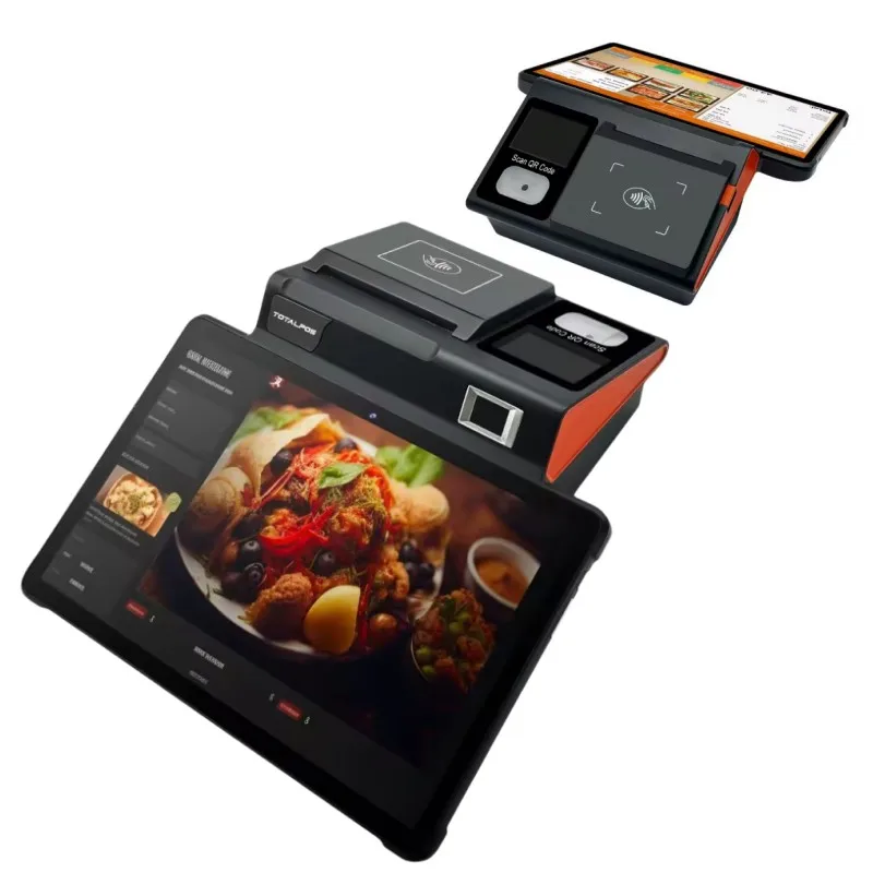 NB11' 80mm Printer' Scanner RJ11 Android 13 Cash Register Pos Systems NFC Supermarket All in One Terminal Pos Machine Pos Table