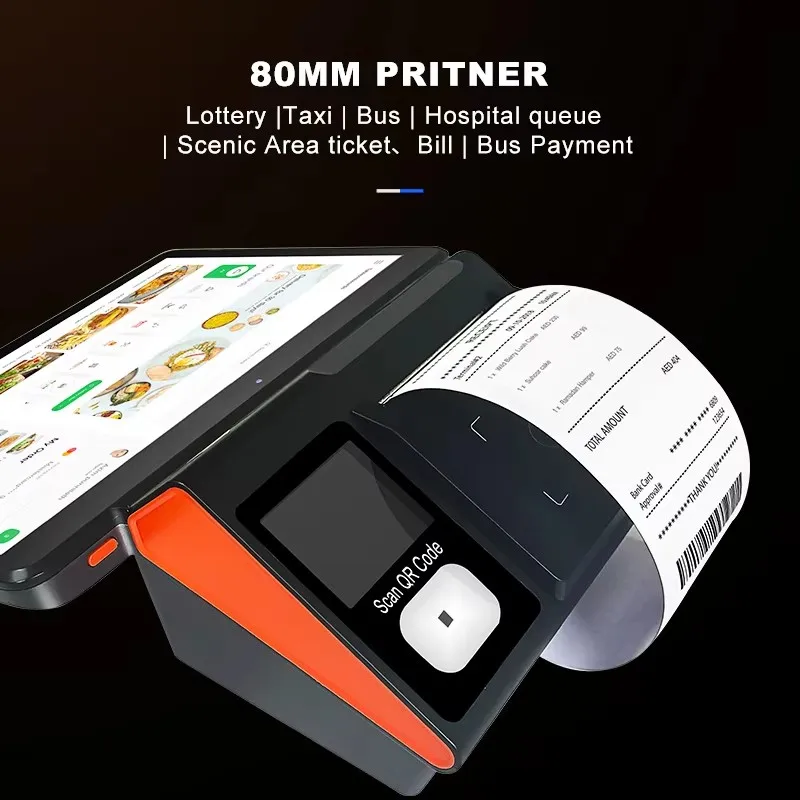 H81056e18746d4997929003783c664f67X.webp NB11' 80mm Printer' Scanner RJ11 Android 13 Cash Register Pos Systems NFC Supermarket All in One Terminal Pos Machine Pos Table