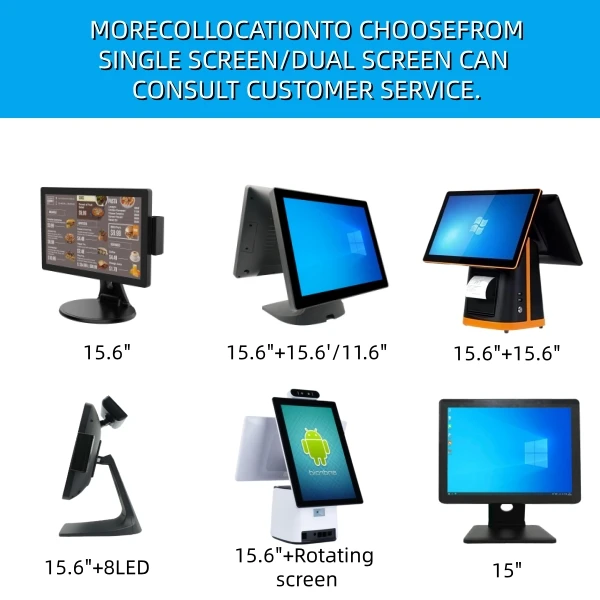 H87034f1ccbf54bb69902403afd4c2a86E.webp 2026 New Factory Best Seller 15.6 Inch Touch Screen POS Cash Register Supermarket Retail Register with SDK Supports Android OS