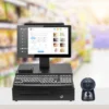 Kiosks 15.6+11.6-inch Dual Screen Full Set of Cash Register Equipment,  Cash Register POS System Cashier Machine,pos Checkout