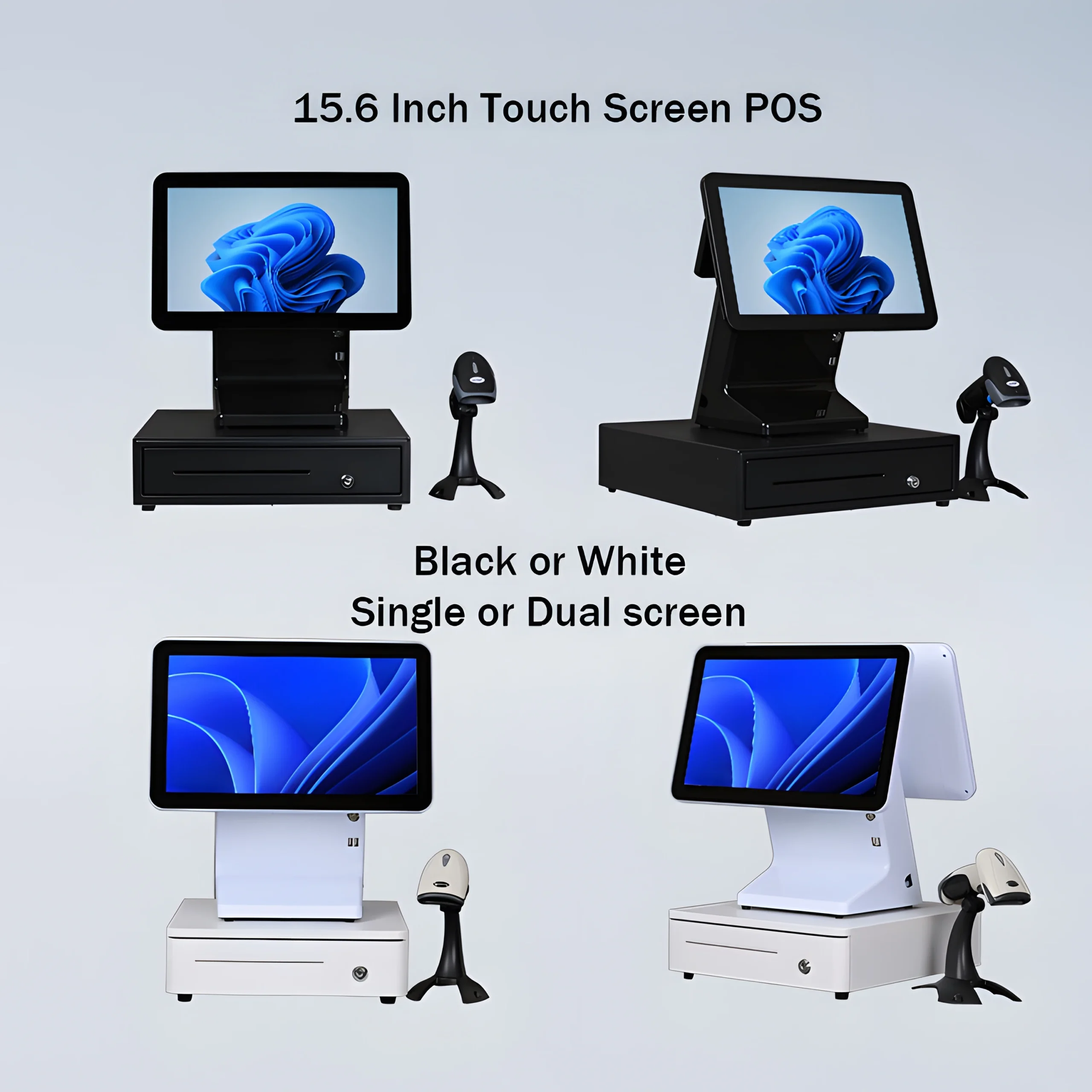 High-performance 15 Inch Point of Sale Machine  windows Touch Screen Pos System for bar