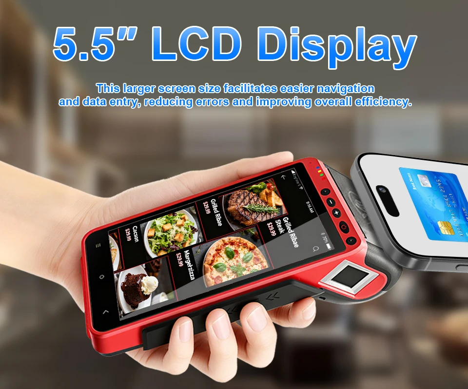 All in One Handheld Restaurant Ordering Machine POS Terminal HCC-Z100