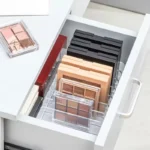 Boîte de rangement de maquillage, étagère de rangement transparente à 7 compartiments, affichage multi-cellules pour cosmétiques, fard à joues, fard à paupières, gain de place, Durable – Image 5