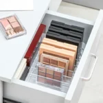 Boîte de rangement de maquillage, étagère de rangement transparente à 7 compartiments, affichage multi-cellules pour cosmétiques, fard à joues, fard à paupières, gain de place, Durable – Image 10